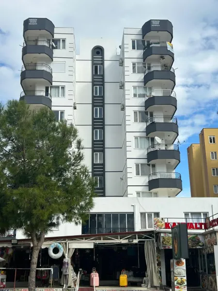 Teslim edilen apartman cephesi