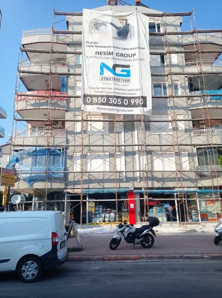 Dış cephe mantolama uygulaması