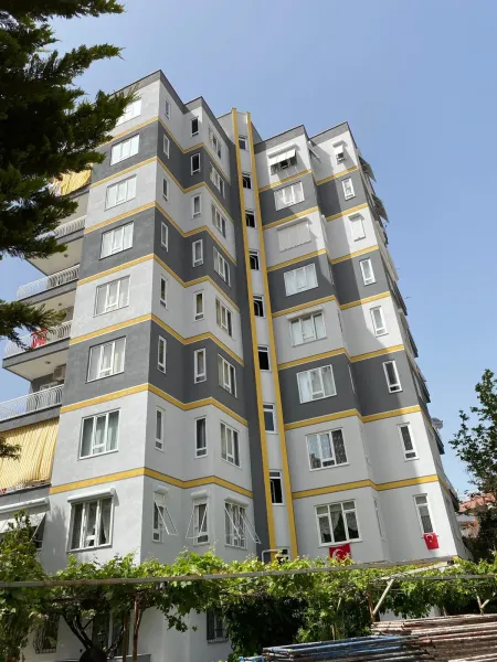 Teslim edilen apartman cephesi